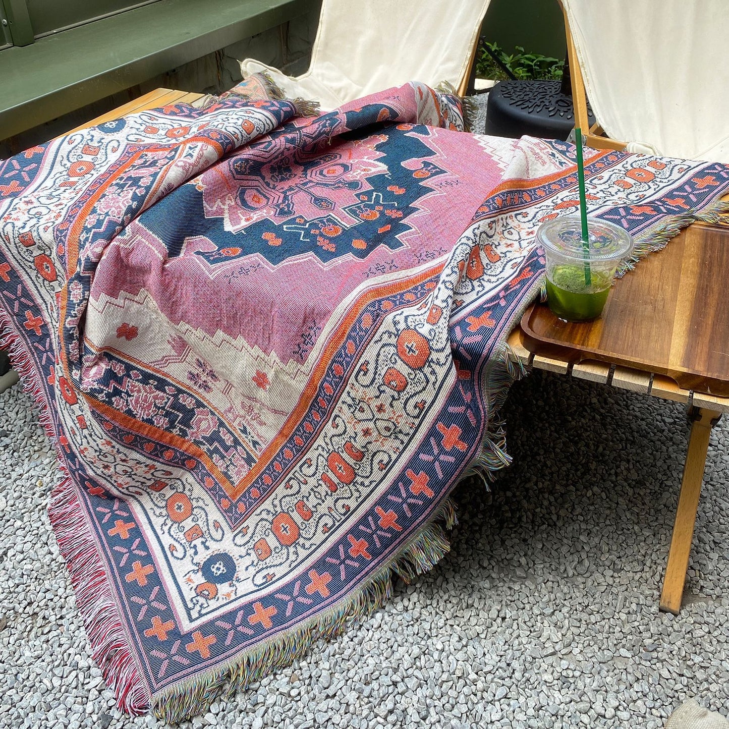Mantas de campamento mantas al aire libre mantas de picnic mantas de sofá mantas, estilo INS / bohemio, mantas al final de la cama mantas de aire acondicionado mantas de hilo mantas Indias