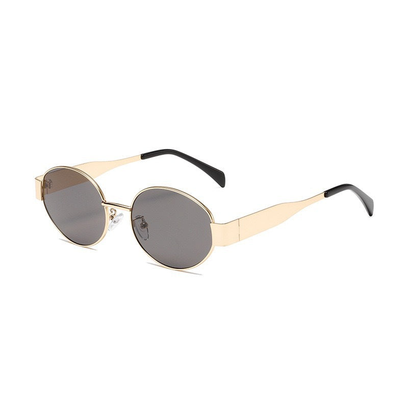 Gafas de sol ovaladas retro para mujeres gafas de sol de moda para hombres gafas de sol clásicas uv400