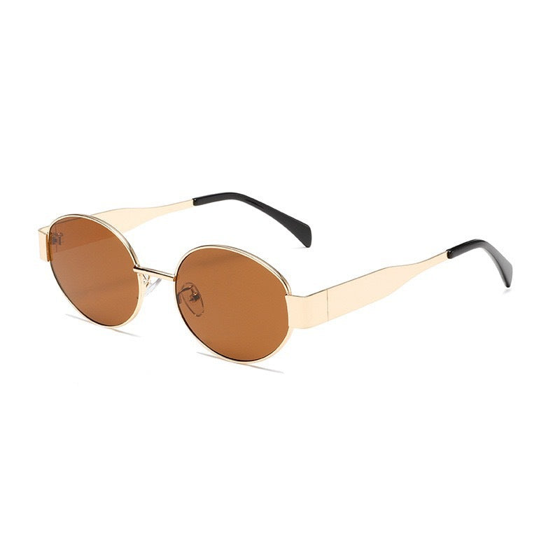 Gafas de sol ovaladas retro para mujeres gafas de sol de moda para hombres gafas de sol clásicas uv400