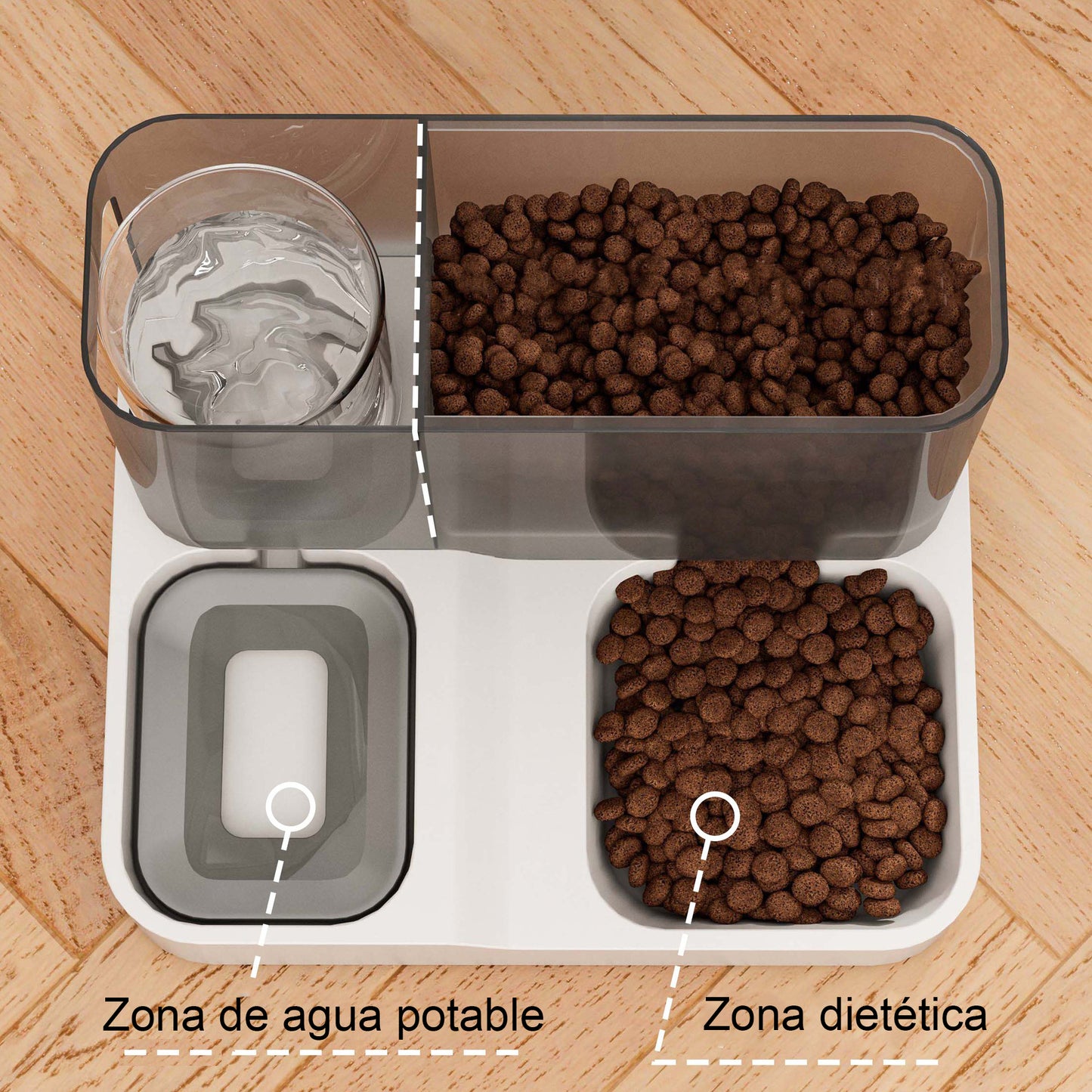 Convenient Automatic Cat and Dog Feeders Pet Feeders Pet Drinking Water Boxes
